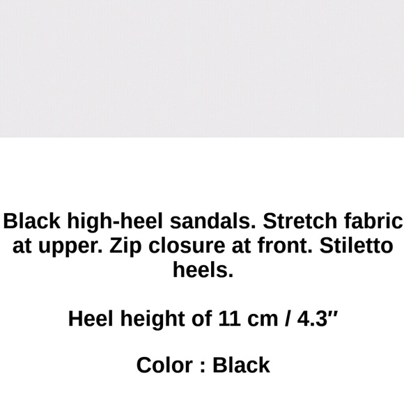 Zara fabric high heel sandals - Picture 4 of 8